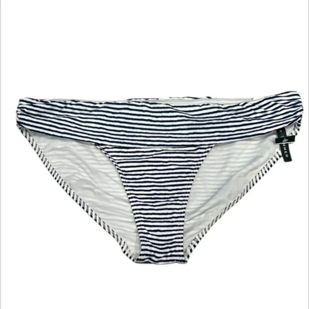 Lauren Ralph Lauren striped swim bikini bottoms size 16